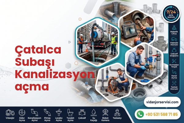 Çatalca Subaşı Kanalizasyon açma