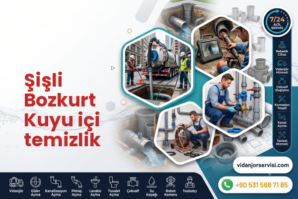 Şişli Bozkurt Kuyu içi temizlik