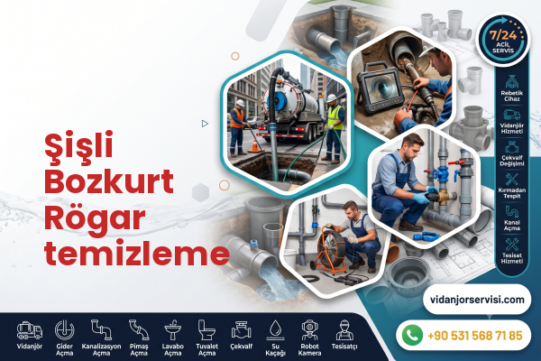 Şişli Bozkurt Rögar temizleme