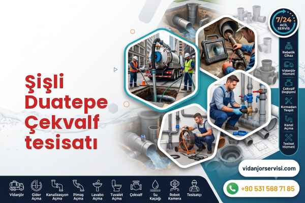 Şişli Duatepe Çekvalf tesisatı