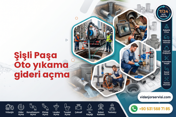 Şişli Paşa Oto yıkama gideri açma