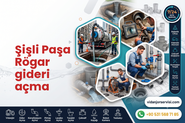 Şişli Paşa Rögar gideri açma