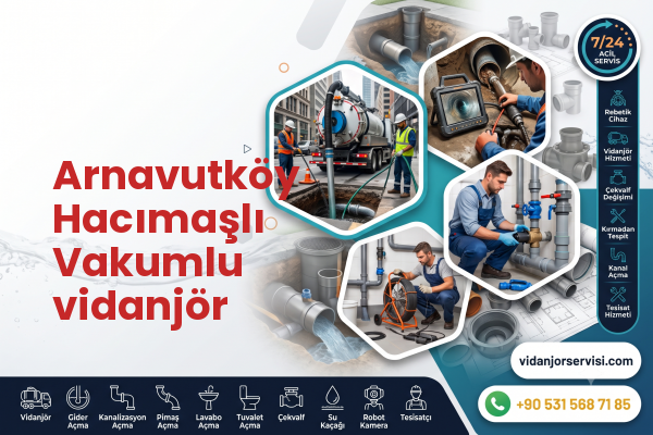 Arnavutköy Hacımaşlı Vakumlu vidanjör