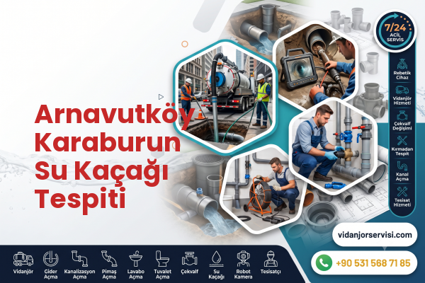 Arnavutköy Karaburun Su Kaçağı Tespiti