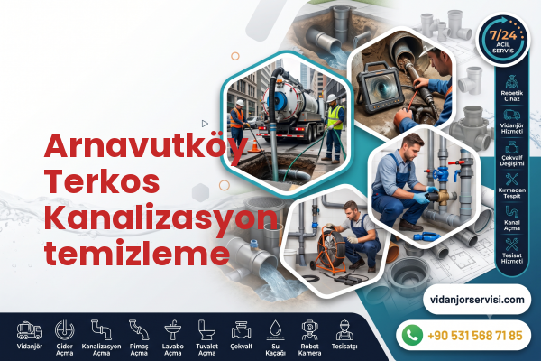 Arnavutköy Terkos Kanalizasyon temizleme