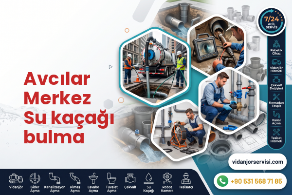 Avcılar Merkez Su kaçağı bulma