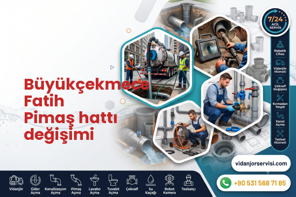 Büyükçekmece Fatih Pimaş hattı değişimi