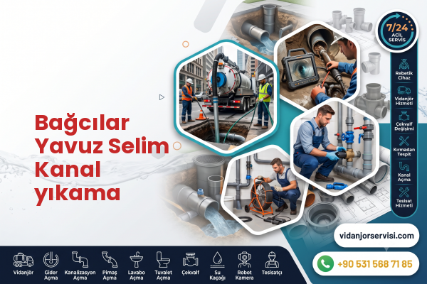 Bağcılar Yavuz Selim Kanal yıkama