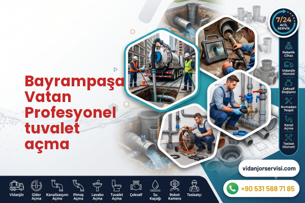 Bayrampaşa Vatan Profesyonel tuvalet açma