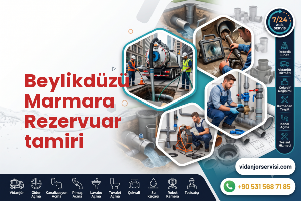 Beylikdüzü Marmara Rezervuar tamiri