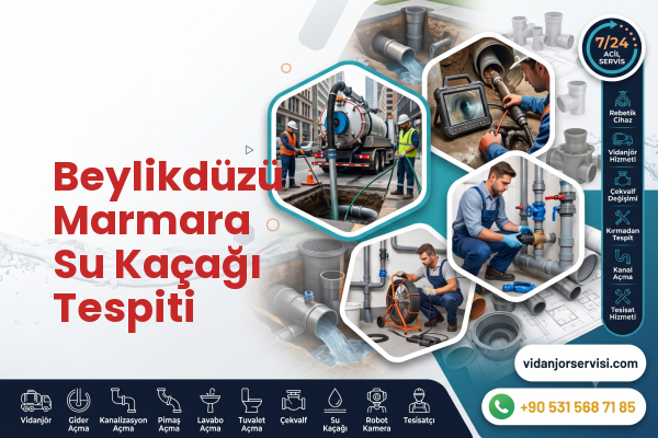 Beylikdüzü Marmara Su Kaçağı Tespiti