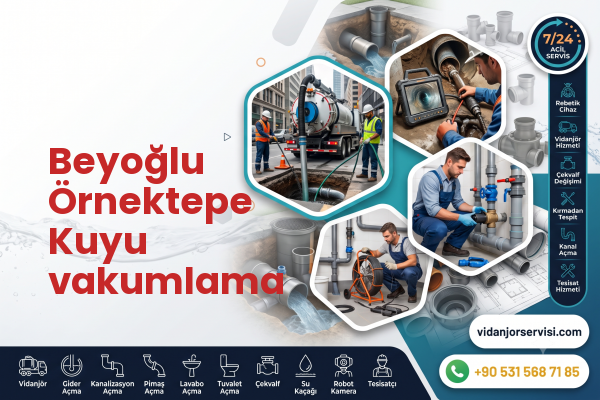 Beyoğlu Örnektepe Kuyu vakumlama