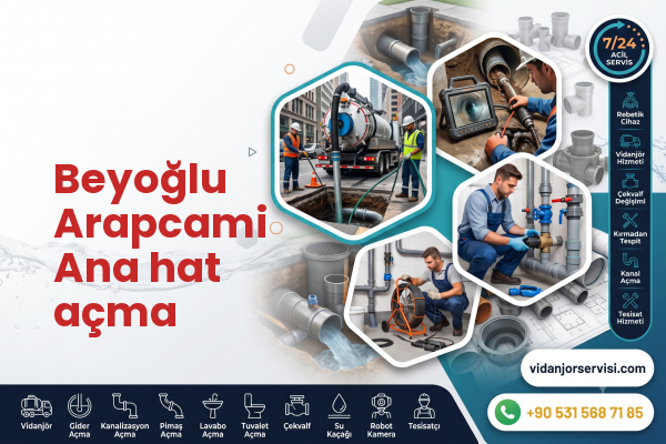 Beyoğlu Arapcami Ana hat açma