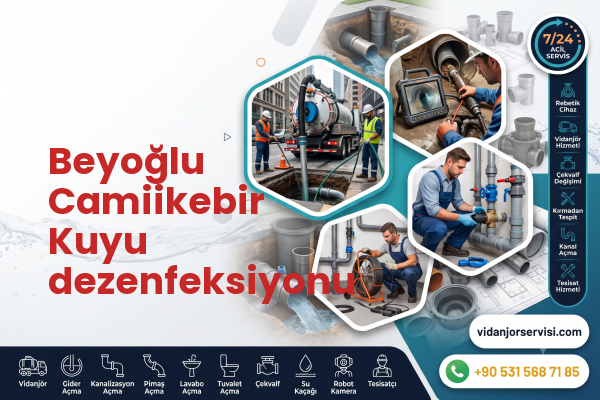 Beyoğlu Camiikebir Kuyu dezenfeksiyonu