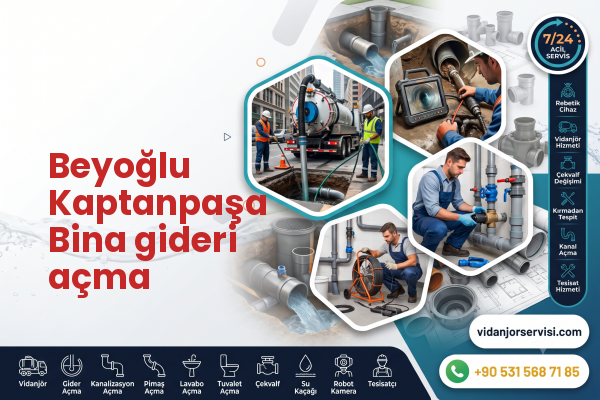 Beyoğlu Kaptanpaşa Bina gideri açma
