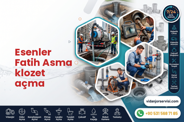 Esenler Fatih Asma klozet açma