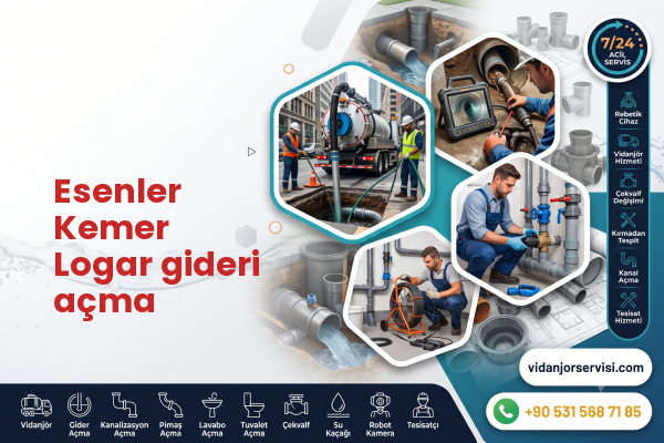Esenler Kemer Logar gideri açma