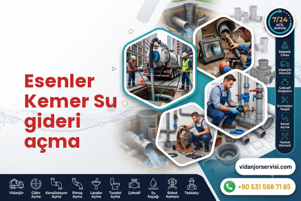 Esenler Kemer Su gideri açma