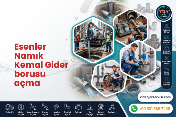 Esenler Namık Kemal Gider borusu açma