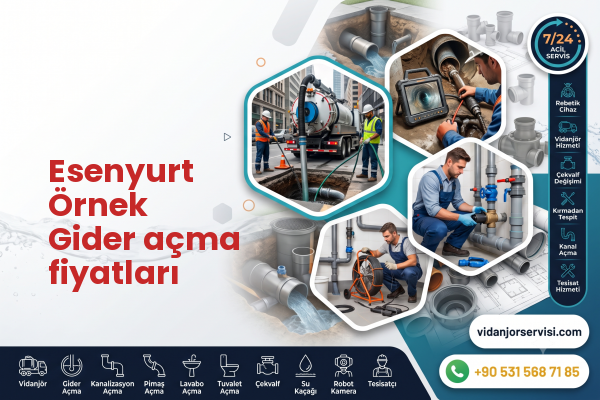 Esenyurt Örnek Gider açma fiyatları