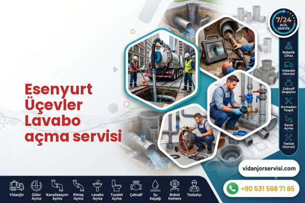 Esenyurt Üçevler Lavabo açma servisi