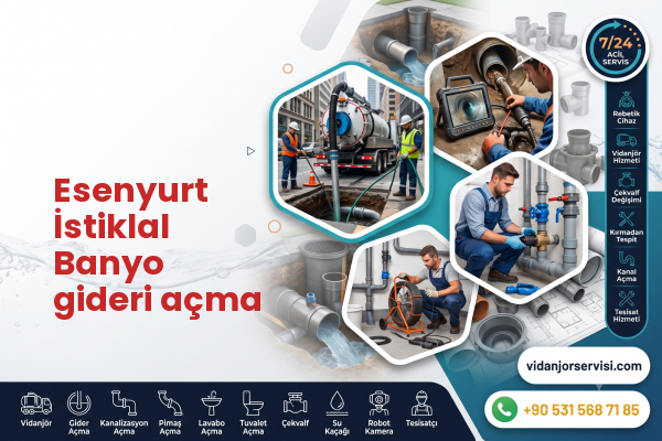 Esenyurt İstiklal Banyo gideri açma