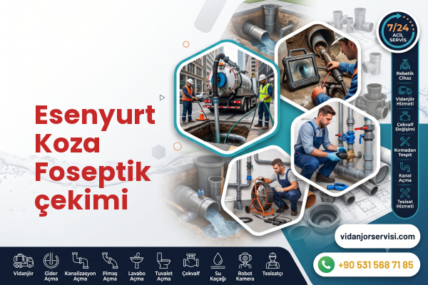 Esenyurt Koza Foseptik çekimi