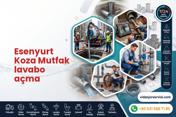 Esenyurt Koza Mutfak lavabo açma
