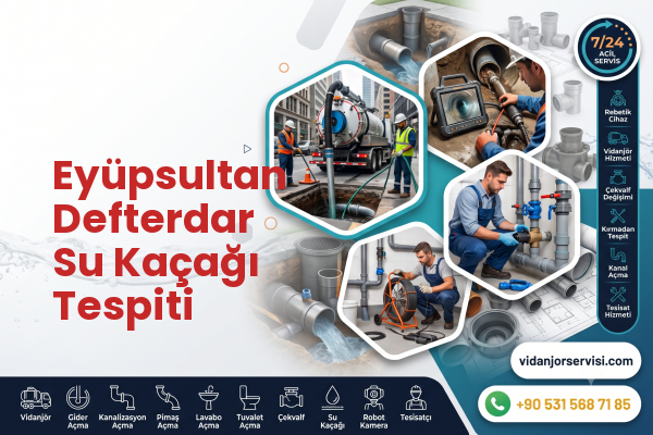 Eyüpsultan Defterdar Su Kaçağı Tespiti