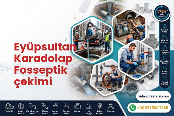 Eyüpsultan Karadolap Fosseptik çekimi