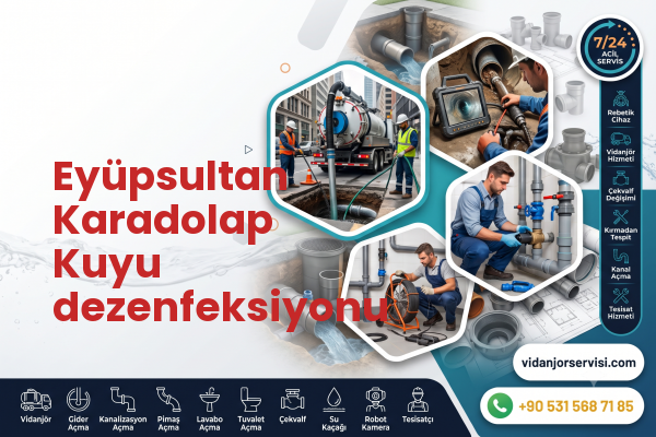 Eyüpsultan Karadolap Kuyu dezenfeksiyonu