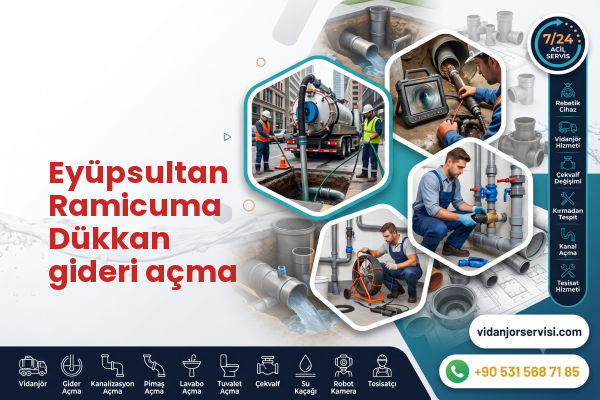 Eyüpsultan Ramicuma Dükkan gideri açma