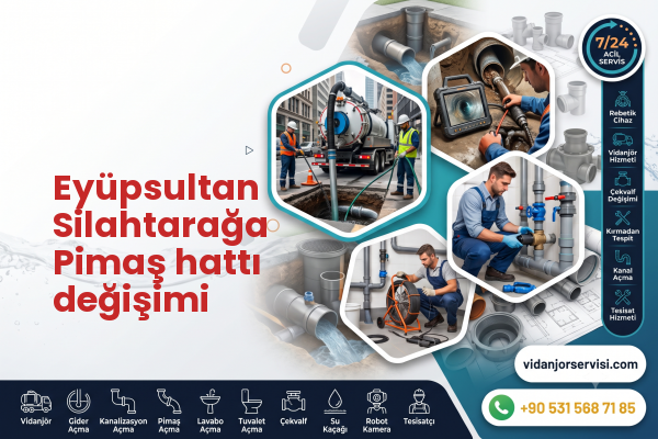 Eyüpsultan Silahtarağa Pimaş hattı değişimi
