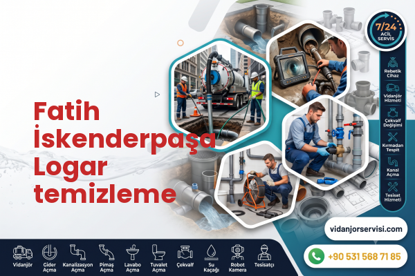 Fatih İskenderpaşa Logar temizleme