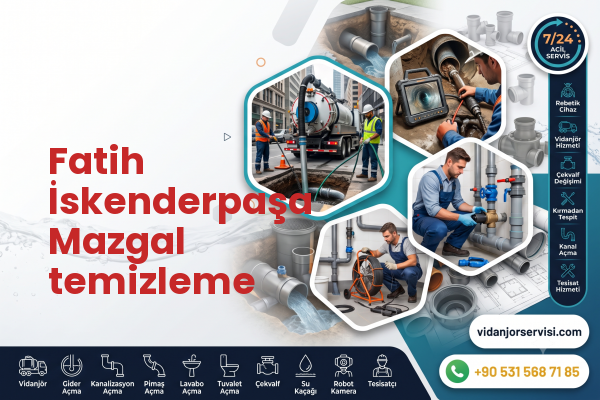 Fatih İskenderpaşa Mazgal temizleme