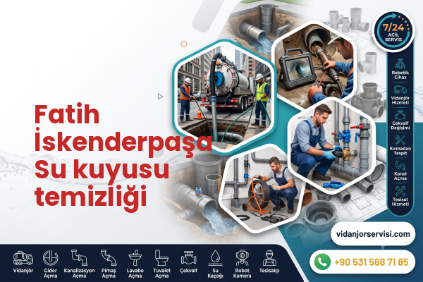 Fatih İskenderpaşa Su kuyusu temizliği