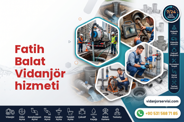 Fatih Balat Vidanjör hizmeti