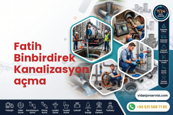 Fatih Binbirdirek Kanalizasyon açma