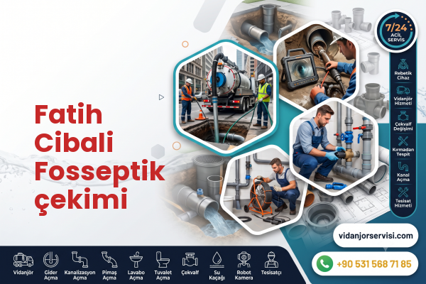Fatih Cibali Fosseptik çekimi