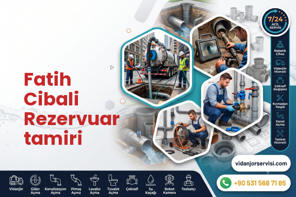 Fatih Cibali Rezervuar tamiri