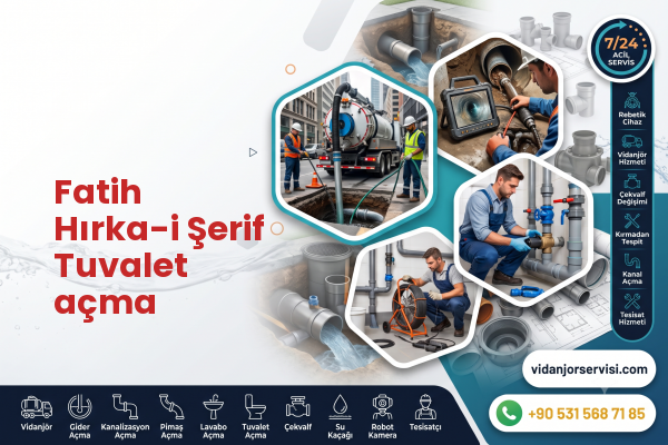 Fatih Hırka-i Şerif Tuvalet açma