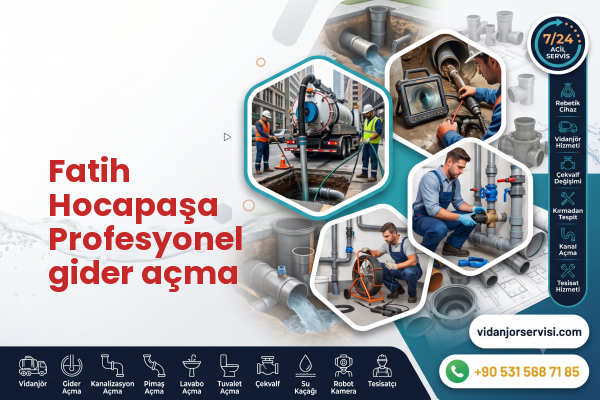 Fatih Hocapaşa Profesyonel gider açma