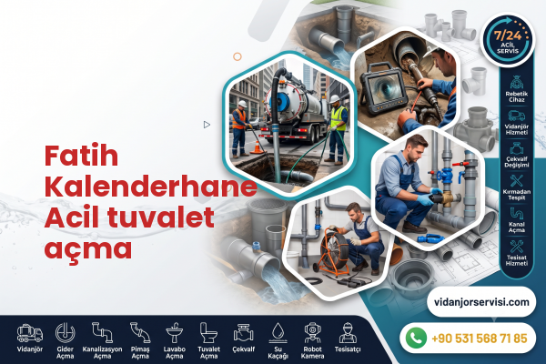 Fatih Kalenderhane Acil tuvalet açma