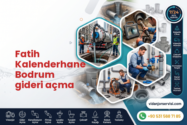 Fatih Kalenderhane Bodrum gideri açma