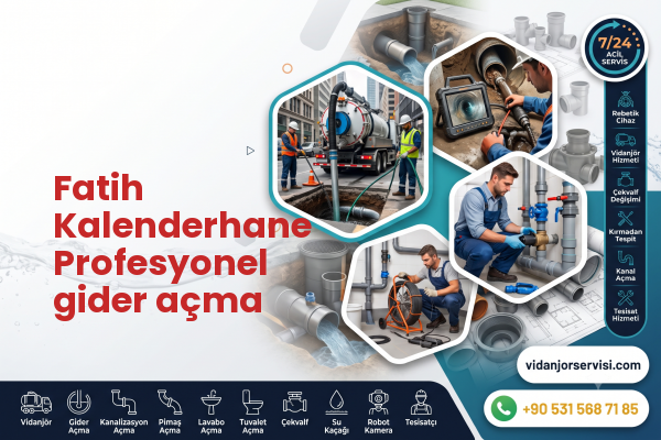 Fatih Kalenderhane Profesyonel gider açma