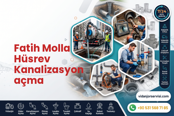 Fatih Molla Hüsrev Kanalizasyon açma