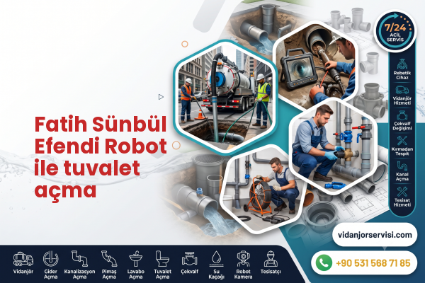 Fatih Sünbül Efendi Robot ile tuvalet açma