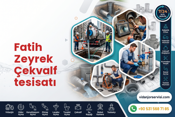 Fatih Zeyrek Çekvalf tesisatı