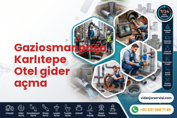 Gaziosmanpaşa Karlıtepe Otel gider açma