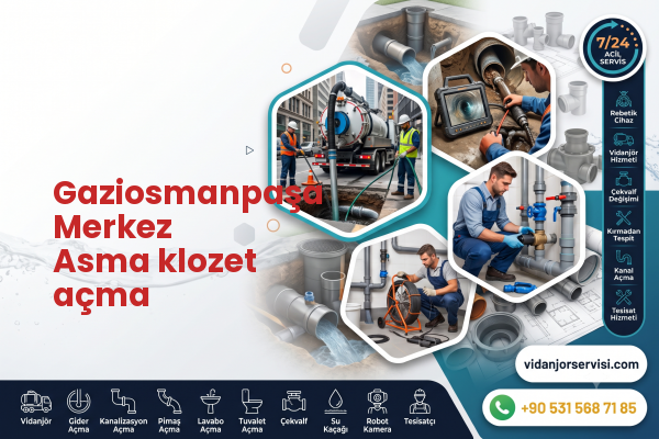 Gaziosmanpaşa Merkez Asma klozet açma